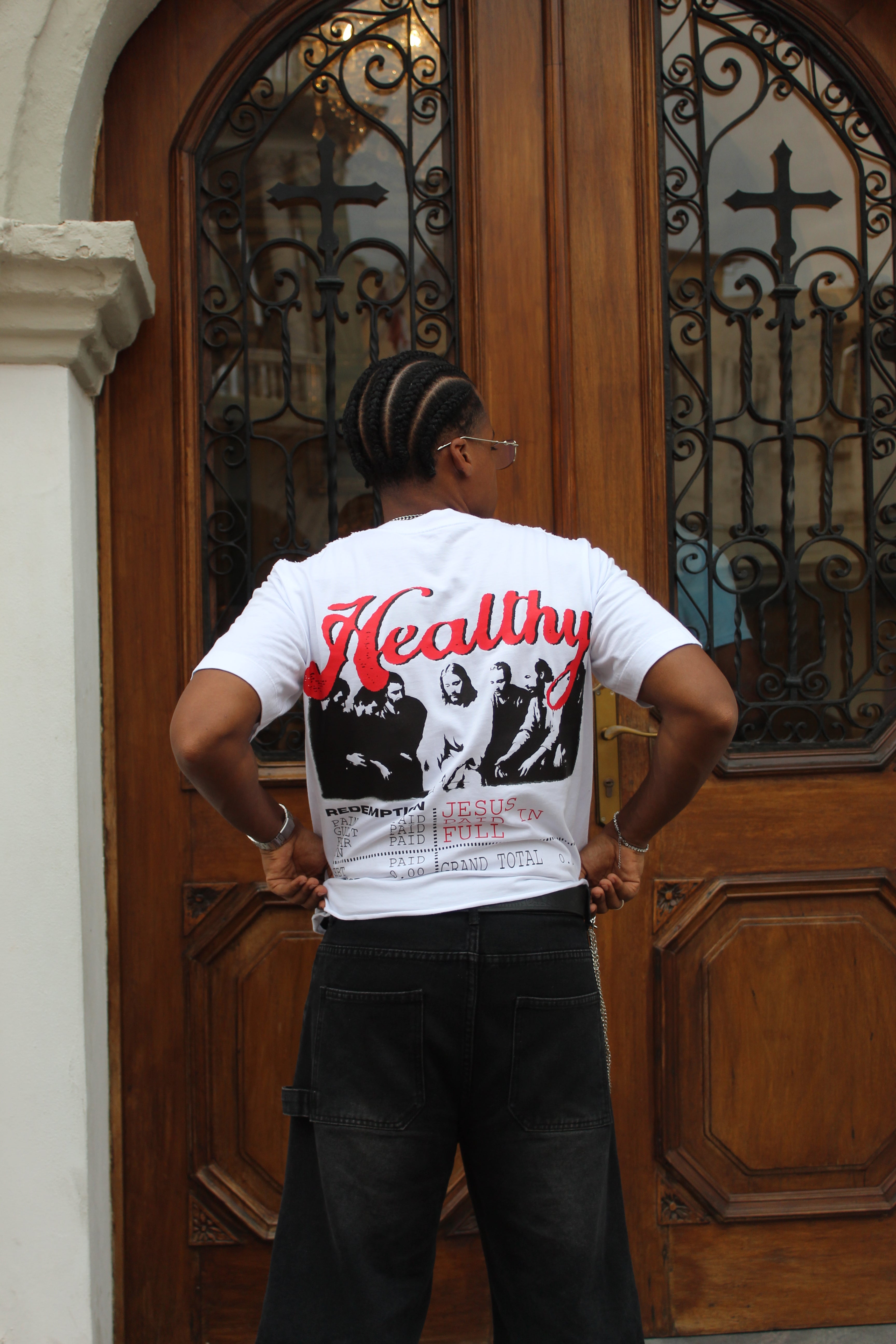THE ¨PAID N FULL¨ TEE - WHITE
